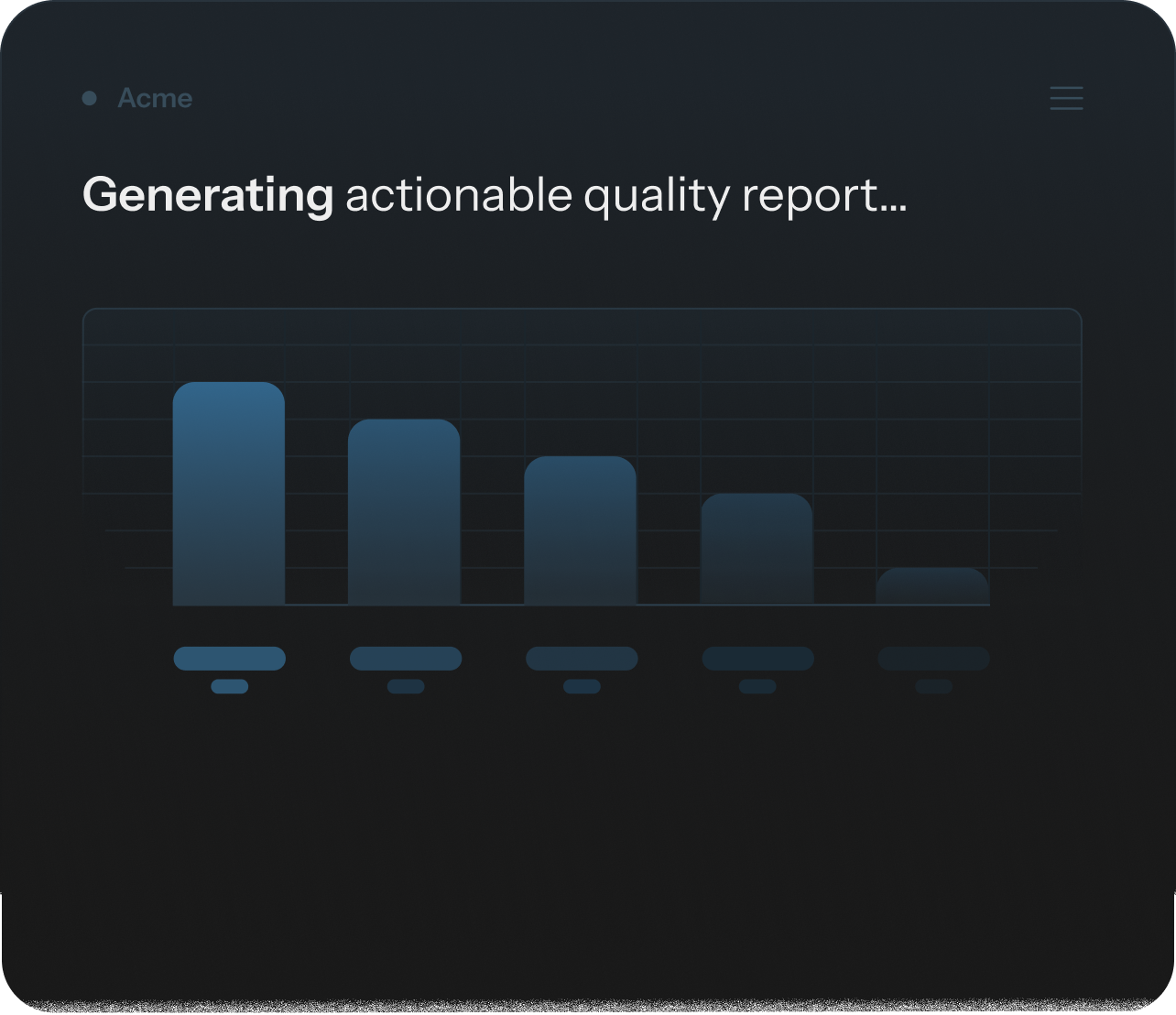 Generated maintenance reports